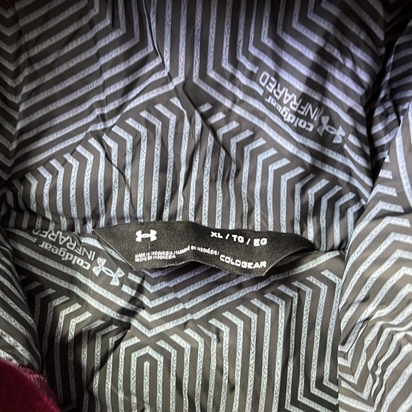 NWT Under Armour Men's Maroon Storm Powerline Insulated Jacket Size XL - Picture 5 of 10